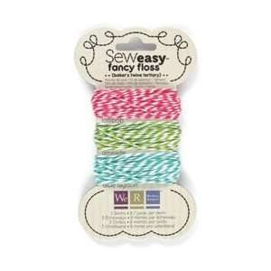  Sew Easy Fancy Floss Bakers Twine 3 Colors/8.7 Yards Each 