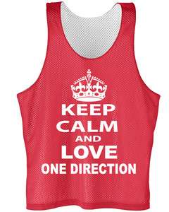 KEEP CALM AND LOVE ONE DIRECTION mesh jersey  