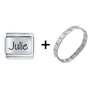  Name Julie Italian Charm Pugster Jewelry