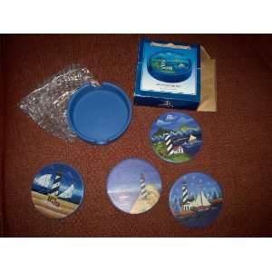    Nautical 4 Piece Coaster Set by Lincolnshire 
