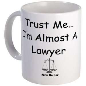  Almost A Lawyer with logo Law school Mug by  