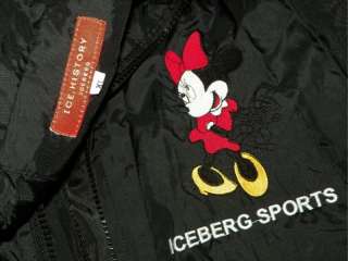 Rare Iceberg Embroidered Disney Zipd Rain Jacket XL X Large Mickey 