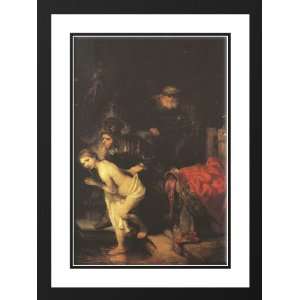  Rembrandt 19x24 Framed and Double Matted Susanna in the 