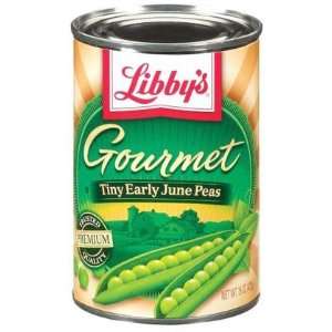 Libbys Gourmet Tiny Early June Peas, 15 oz Cans, 12 ct (Quantity of 1 