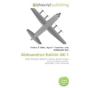  Aleksandrov Kalinin AK 1 (9786134170536) Books