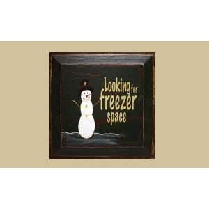  SaltBox Gifts CH1212LFS Looking For Freezer Space Sign 