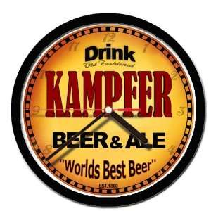  KAMPFER beer and ale cerveza wall clock 