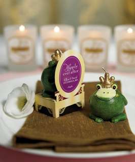 Bulk 72 Frog Prince Candle in Throne Wedding Favors  