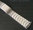 NOS Lenox 17mm Stainless Solid Link Deploy Watch Band