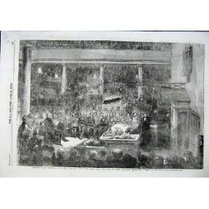  Professor Farady Lecturing Royal Audience 1856 Print