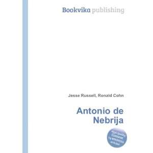  Antonio de Nebrija Ronald Cohn Jesse Russell Books