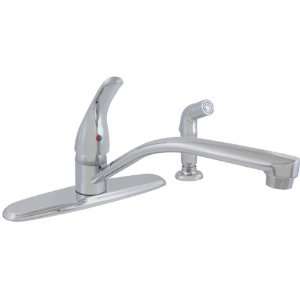LDR 950 12403CP Single Handle Kitchen Faucet with Extra Long Spout and 
