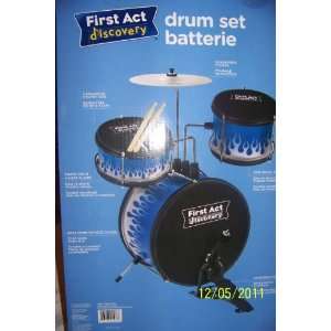  First Act Discovery Drum Set Blue Flame 