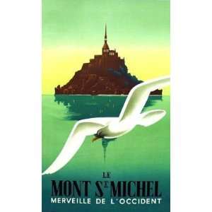  Mont St Michel Poster Print
