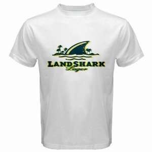  landshark beer Logo New White T Shirt Size  M 