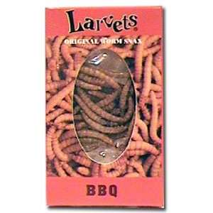 Larvets Original Worm Snax  BBQ Box of Grocery & Gourmet Food