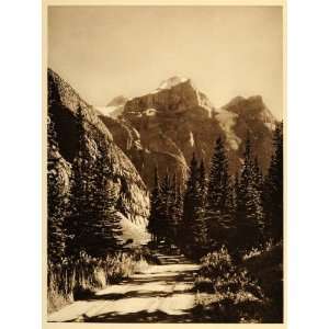 1926 Road Canadian Rockies Banff Moraine Lake Alberta   Original 