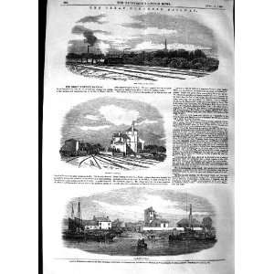  1848 GREAT NORTHERN RAILWAY SPALDING BARDNEY STATION