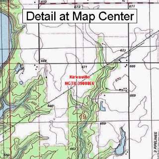  USGS Topographic Quadrangle Map   Kirksville, Illinois 