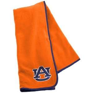 Auburn Tigers Orange Receiving Blanket 