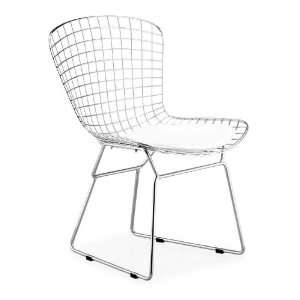  Zuo Modern Wire Dining Chair Chrome