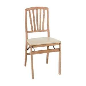  Alston Solid wood flding dining chair w/ uphlst. Seat, 16 
