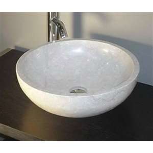  Cantrio Koncepts RS 001 Marble Round Vessel Sink