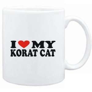  Mug White  I LOVE MY Korat  Cats
