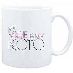 Mug White  my vice is my Koto  Instruments  Sports 