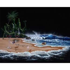 Michael Godard   Paradise Canvas Giclee