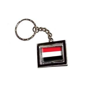  Yemen Country Flag   New Keychain Ring Automotive