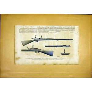  Guns Army Prussian Delannoy Weapons French Print 1866 