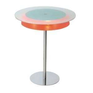  Adesso Blaze Frosted Glass Light Table