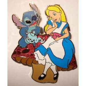   Trading Pin Stitch Valentine Alice Wonderland LE 