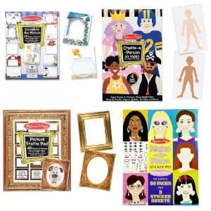  Create a Person, Picture Frame, and Create a Face Pad Bundle Toys