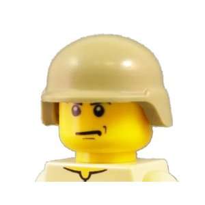  Modern Combat Helmet (Dark Tan)   LEGO Compatible 