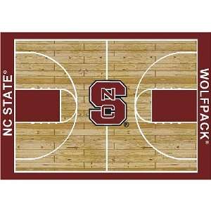 NC State Wolfpack College Basketball 5x7 Rug from Miliken  