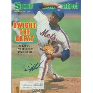  Dwight Gooden Doc Autographed Sports Illustrated Magazine (New York 