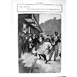  1901 Queue Hippodrome Doors Street Entertainment Prince 