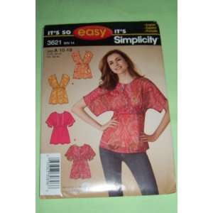  Simplicity 3621 Pattern Size A 10 18 Smock Tops 