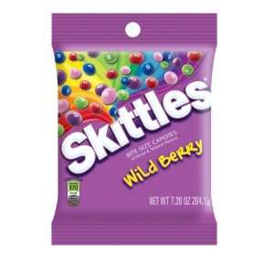 Skittles Wild Berry Peg Bag 7.2 oz. (3 Count)  Grocery 