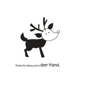  Deer Friend Co Branded Itty Bitty Cling Stamp (Unity 