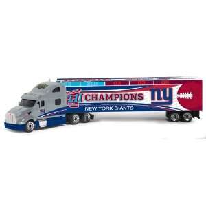  New York Giants Super Bowl 42 Champions Tractor Trailor 