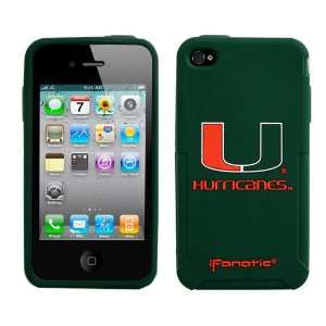  NCAA Miami Hurricanes Mascotz Cover for iPhone 4 Sports 