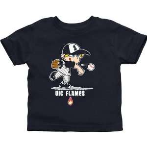  UIC Flames Toddler Boys Baseball T Shirt   Navy Blue 