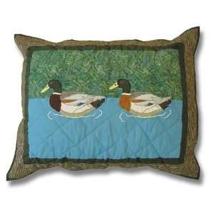  P Applique II Theme Mallard King Sham 21x31