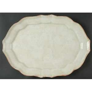  Casafina Impressions Celadon (Green) Oval Serving Platter 