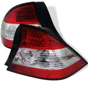  Honda Civic 2004 2005 2DR LED Tail Lights / Red Clear 