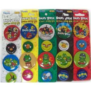  Angry Birds 4p Pin 1set  random in 5styles Toys & Games