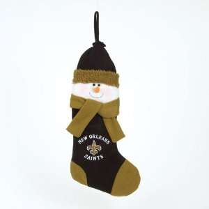  New Orleans Saints Nfl Snowman Holiday Stocking (22 